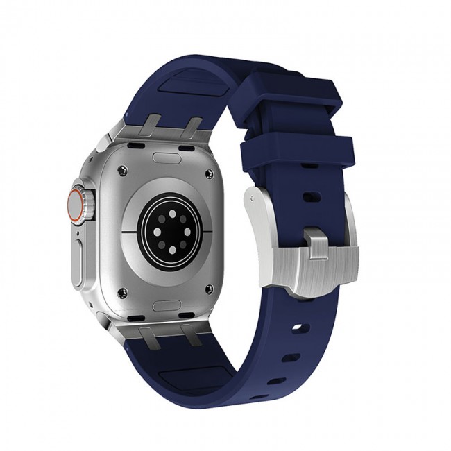 Apple Watch 44mm Zore KRD-89 Silikon Kordon Apple Watch 44mm Zore KRD-89 Silikon Kordon
