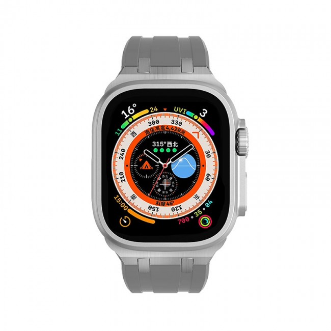 Apple Watch 44mm Zore KRD-89 Silikon Kordon Apple Watch 44mm Zore KRD-89 Silikon Kordon