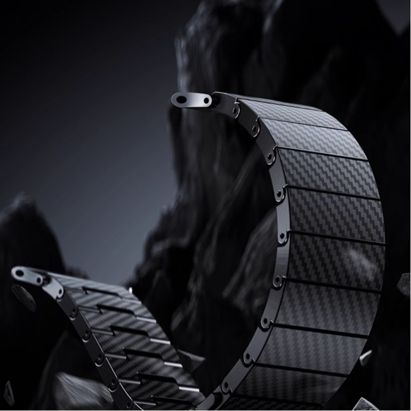 Bal-z Apple Watch 44mm  KRD-90 600D Karbon Fiber Kordon