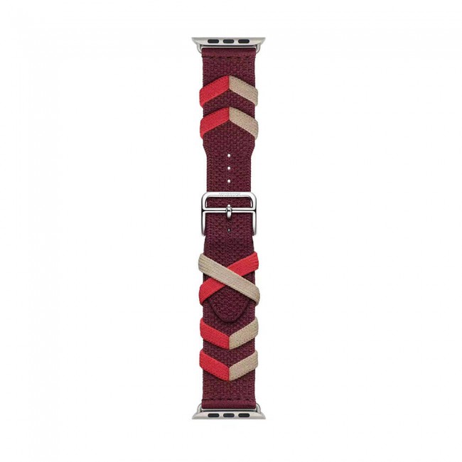 Apple Watch 44mm Zore KRD-97 Sarmal Örgü Tasarımlı Kordon Apple Watch 44mm Zore KRD-97 Sarmal Örgü Tasarımlı Kordon