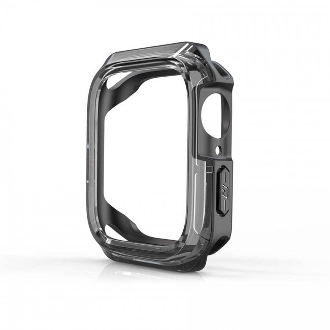Apple Watch 44mm Zore Watch Gard 08 Sert PC + Silikon Koruyucu Apple Watch 44mm Zore Watch Gard 08 Sert PC + Silikon Koruyucu
