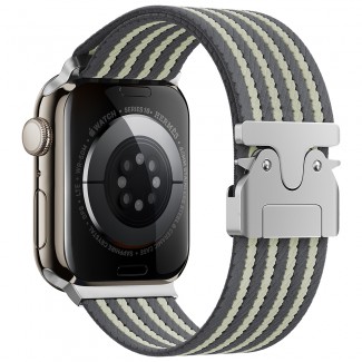 Apple Watch 45mm Zore KRD-133 Naylon Kumaş Hasır Örgülü Kordon Apple Watch 45mm Zore KRD-133 Naylon Kumaş Hasır Örgülü Kordon