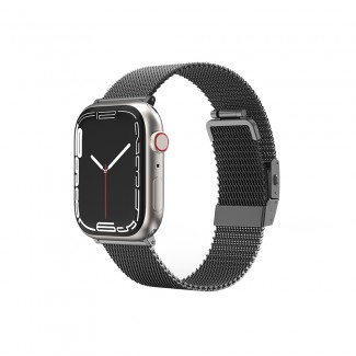 Apple Watch 7 41mm Amazingthing Titan Metal Hasır Kordon Apple Watch 7 41mm Amazingthing Titan Metal Hasır Kordon