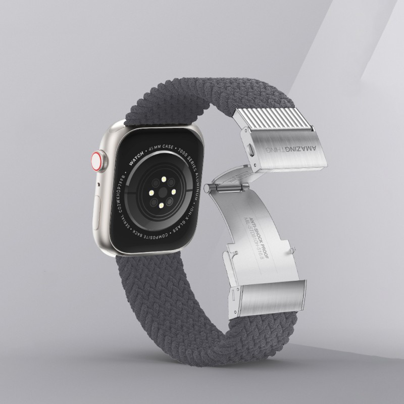 Bal-z Apple Watch 7 41mm Amazingthing Titan Weave 2 Sport Örgü Kordon