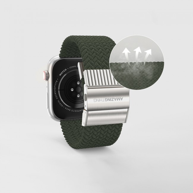 Apple Watch 7 41mm Amazingthing Titan Weave 2 Sport Örgü Kordon