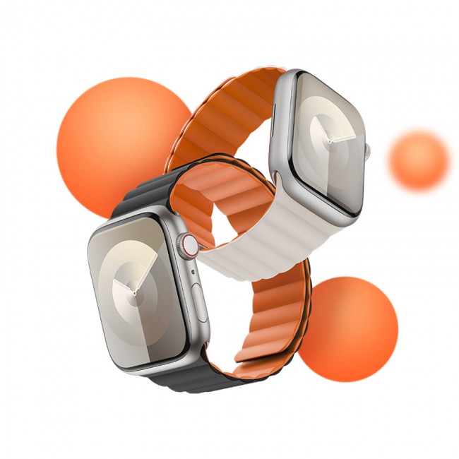 Apple Watch 7 41mm Benks Magnetik Tak Çıkar Silikon Strap Kayış Apple Watch 7 41mm Benks Magnetik Tak Çıkar Silikon Strap Kayış