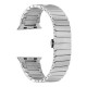 Apple Watch 7 41mm Kordon KRD-79 Metal Strap Kayış Apple Watch 7 41mm Kordon KRD-79 Metal Strap Kayış