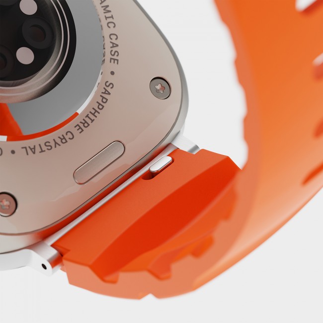 Apple Watch 7 41mm KRD-143 Silikon Kordon Apple Watch 7 41mm KRD-143 Silikon Kordon