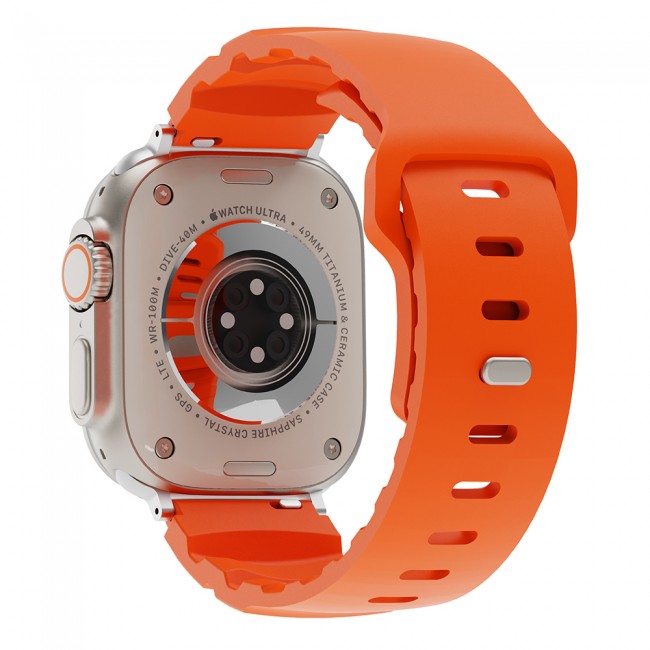 Apple Watch 7 41mm KRD-143 Silikon Kordon Apple Watch 7 41mm KRD-143 Silikon Kordon