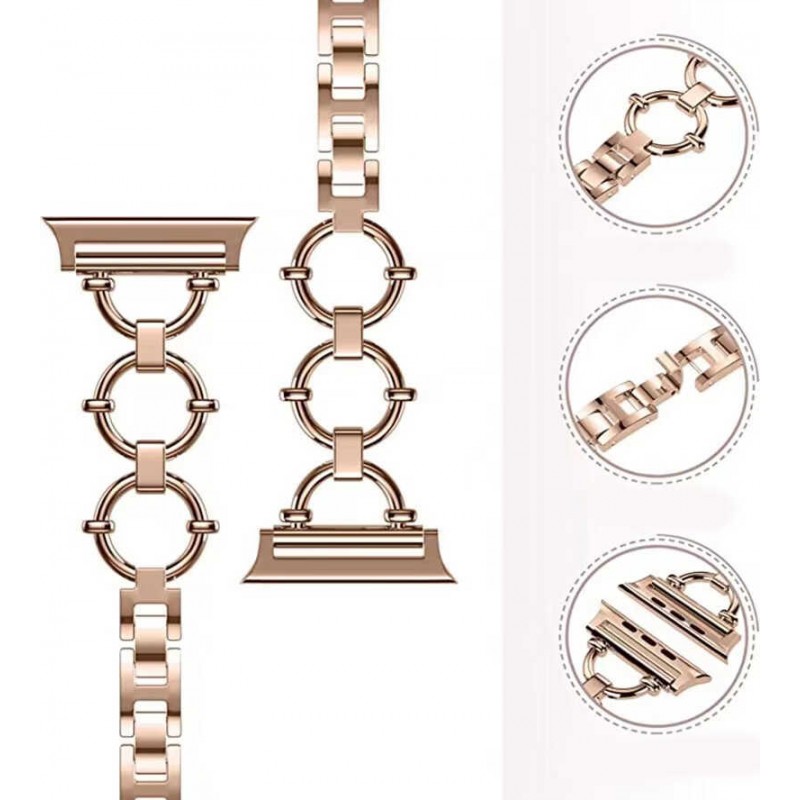 Bal-z ​​​Apple Watch 7 41mm KRD-56 Metal Kordon