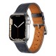 Apple Watch 7 41mm KRD-76 PU Deri Kordon Strap Kayış Apple Watch 7 41mm KRD-76 PU Deri Kordon Strap Kayış