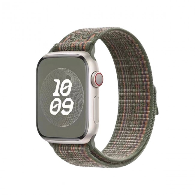 Apple Watch 7 41mm KRD-91 Hasır Kordon Strap Kayış Apple Watch 7 41mm KRD-91 Hasır Kordon Strap Kayış