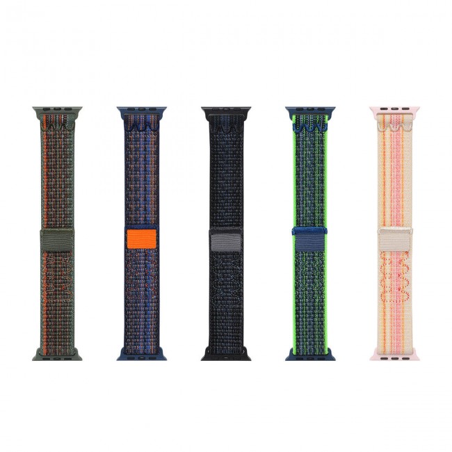 Apple Watch 7 41mm KRD-91 Hasır Kordon Strap Kayış Apple Watch 7 41mm KRD-91 Hasır Kordon Strap Kayış