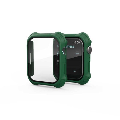 Bal-z Apple Watch 7 41mm Tank Zırh Kasa ve Mat Görünümlü Ekran Koruyucu  Watch Gard 11