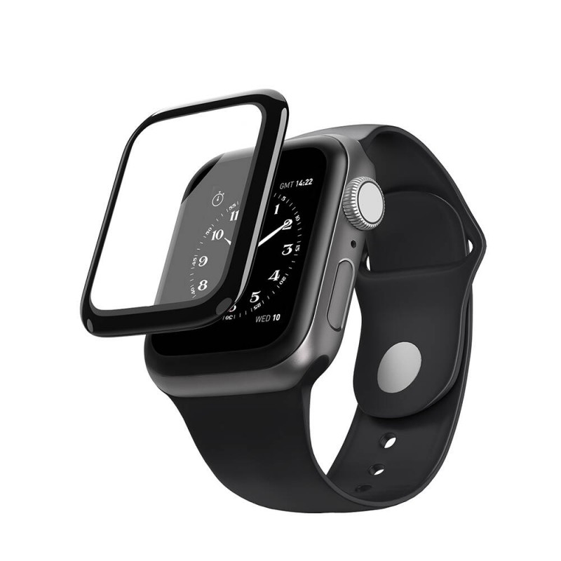 Bal-z Apple Watch 7 41mm Wiwu Wi-JD105 Easy Install PMMA Pet Ekran Koruyucu + Kolay Uygulama Aparatı