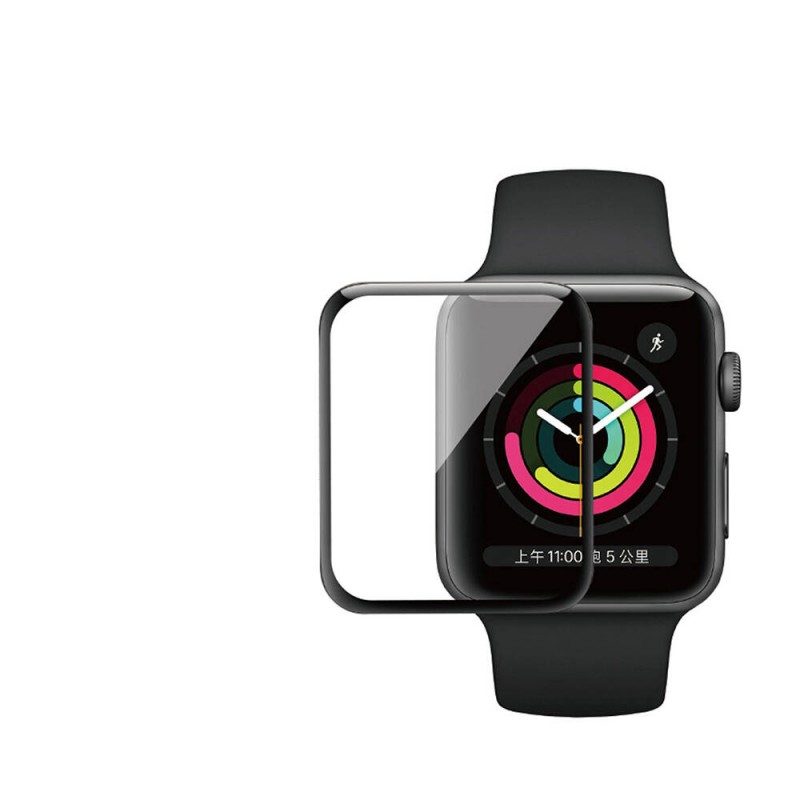 Bal-z Apple Watch 7 41mm Wiwu Wi-JD105 Easy Install PMMA Pet Ekran Koruyucu + Kolay Uygulama Aparatı