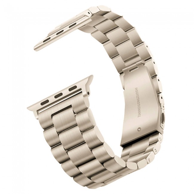 Apple Watch 7 41mm Zore Band-04 Metal Kordon Apple Watch 7 41mm Zore Band-04 Metal Kordon