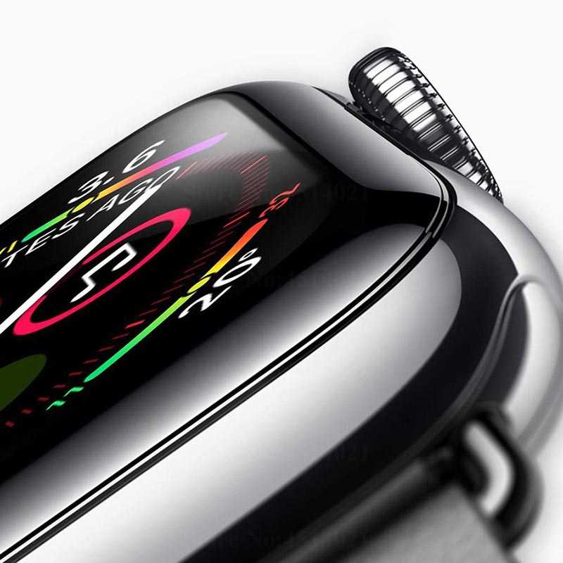 Bal-z Apple Watch 7 41mm  Full Yapışkanlı Cam Ekran Koruyucu