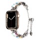 Apple Watch 7 41mm Zore KRD-115 Renkli Taş Tasarımlı Kordon Apple Watch 7 41mm Zore KRD-115 Renkli Taş Tasarımlı Kordon