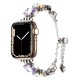 Apple Watch 7 41mm Zore KRD-115 Renkli Taş Tasarımlı Kordon Apple Watch 7 41mm Zore KRD-115 Renkli Taş Tasarımlı Kordon