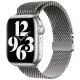 Apple Watch 7 41mm Zore KRD-121 Metal Hasır Kordon Apple Watch 7 41mm Zore KRD-121 Metal Hasır Kordon