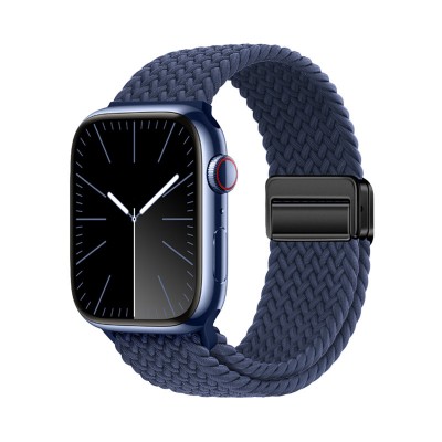 Bal-z Apple Watch 7 41mm Zore KRD-134 Örgü Tasarımlı Hasır Kordon Strap Kayış
