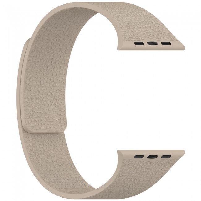 Apple Watch 7 41mm Zore KRD-136 Kabartma Desenli Silikon Kordon