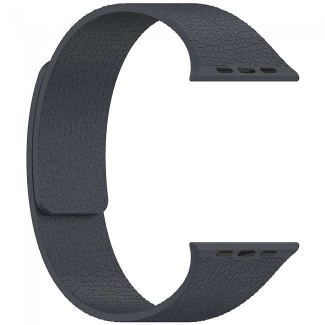 Apple Watch 7 41mm Zore KRD-136 Kabartma Desenli Silikon Kordon