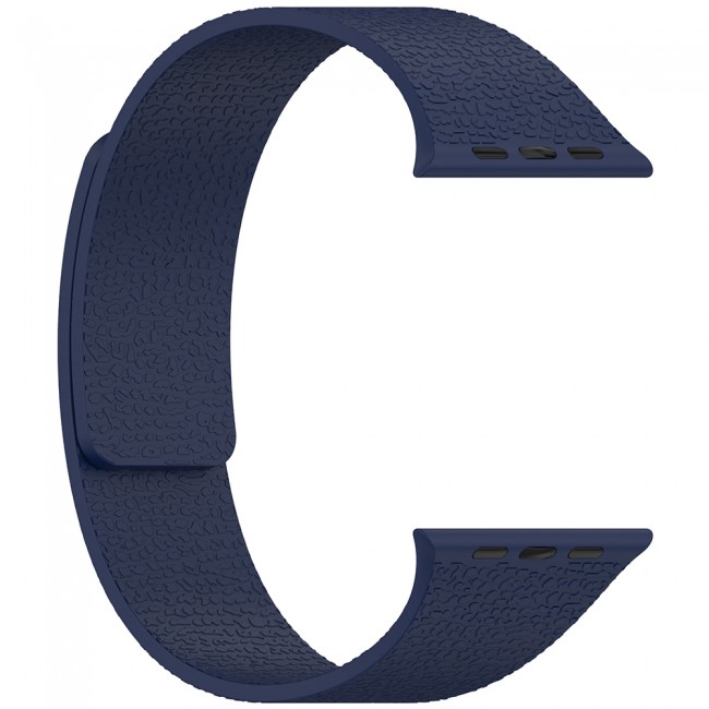 Apple Watch 7 41mm Zore KRD-136 Kabartma Desenli Silikon Kordon