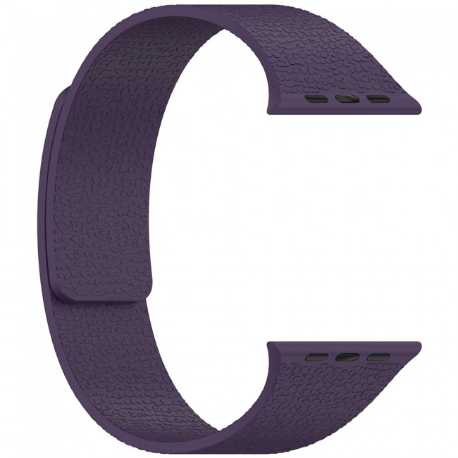 Apple Watch 7 41mm Zore KRD-136 Kabartma Desenli Silikon Kordon