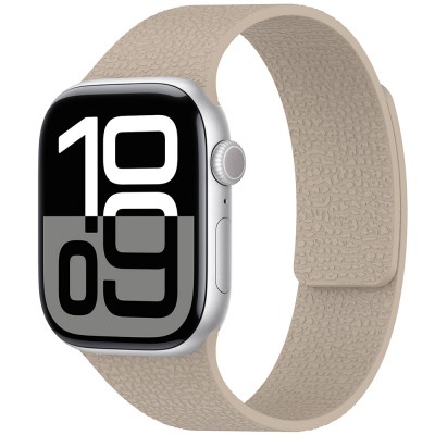 Bal-z Apple Watch 7 41mm Zore KRD-136 Kabartma Desenli Silikon Kordon