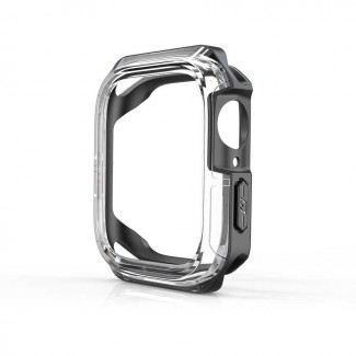Apple Watch 7 41mm Zore Watch Gard 08 Sert PC + Silikon Koruyucu Apple Watch 7 41mm Zore Watch Gard 08 Sert PC + Silikon Koruyucu