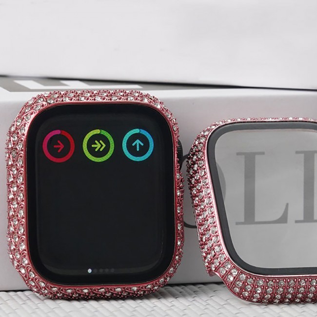 Apple Watch 7 41mm Zore Watch Gard 24 Kenarları Taşlı Sert PC Kasa Ve Ekran Koruyucu Apple Watch 7 41mm Zore Watch Gard 24 Kenarları Taşlı Sert PC Kasa Ve Ekran Koruyucu
