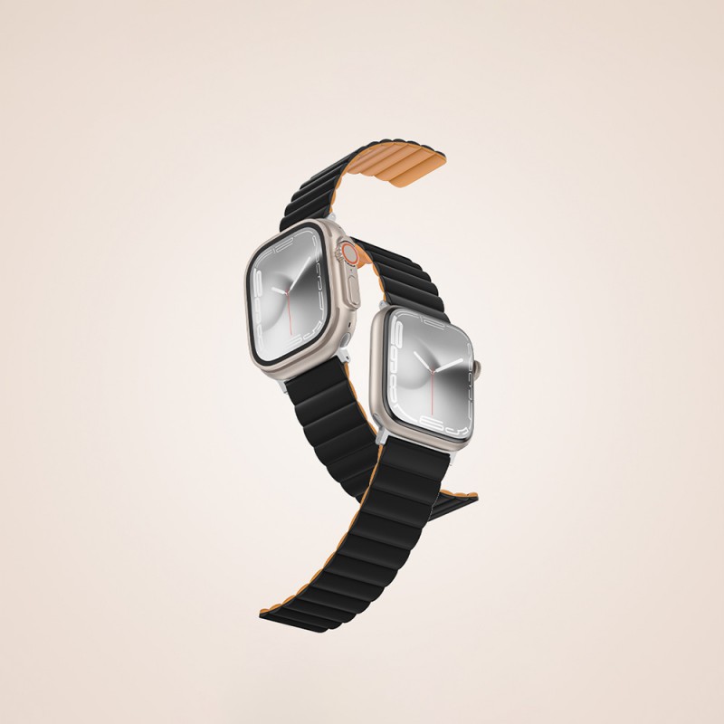 Bal-z Apple Watch 7 45mm Amazingthing Smoothie Mag Magnetik Tak Çıkar Silikon Strap Kayış