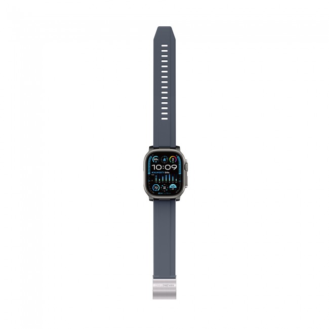 Apple Watch 7 45mm Amazingthing Titan Chrono Silikon Kordon Apple Watch 7 45mm Amazingthing Titan Chrono Silikon Kordon