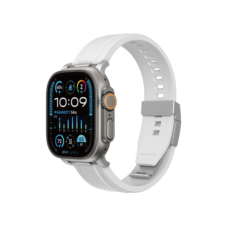 Bal-z Apple Watch 7 45mm Amazingthing Titan Chrono Silikon Kordon