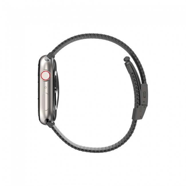 Apple Watch 7 45mm Amazingthing Titan Metal Hasır Kordon