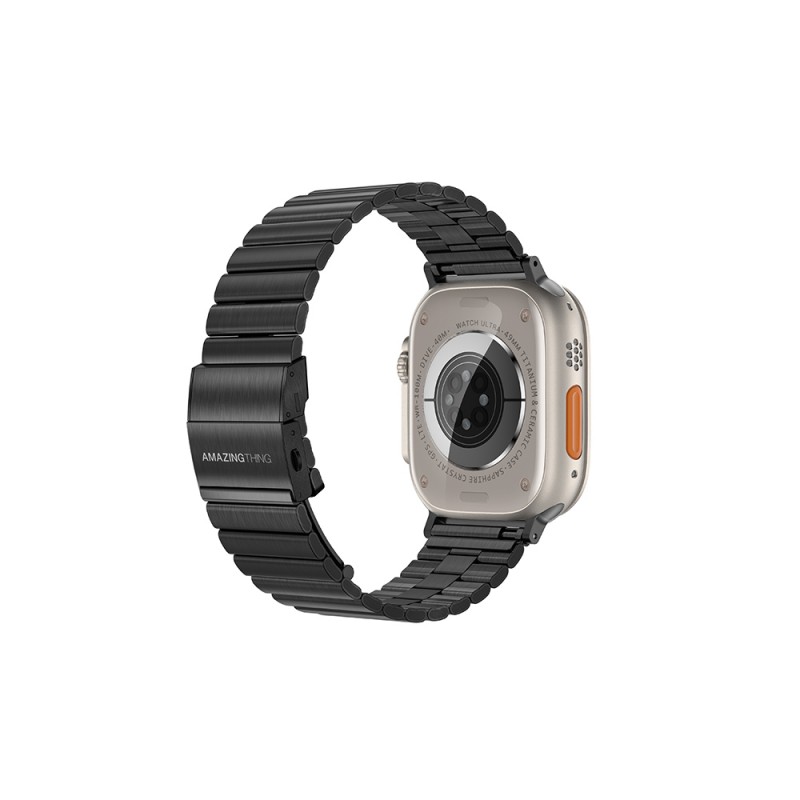 Bal-z Apple Watch 7 45mm Amazingthing Titan Steel Metal Kordon