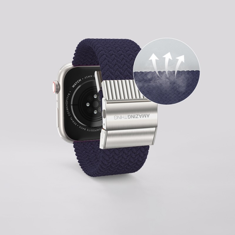 Bal-z Apple Watch 7 45mm Amazingthing Titan Weave 2 Sport Örgü Kordon