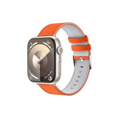 Bal-z Apple Watch 7 45mm Benks Vintage Genuine Leather Serisi Deri Kordon Strap Kayış