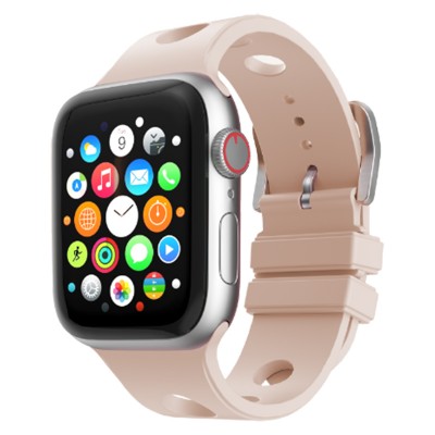 Bal-z Apple Watch 7 45mm Delikli Tasarım  KRD-147 Silikon Kordon
