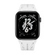 Apple Watch 7 45mm KRD-127 Metal Tokalı Silikon Kordon Apple Watch 7 45mm KRD-127 Metal Tokalı Silikon Kordon