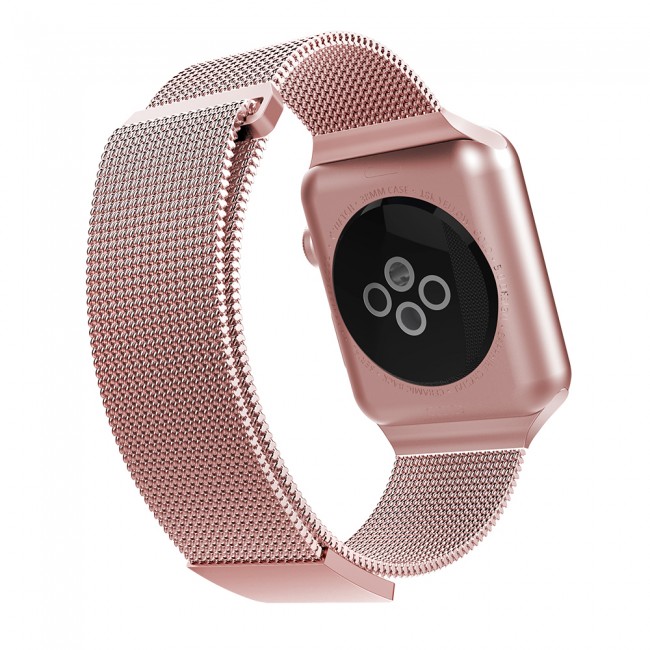 Apple Watch 7 45mm Raptic Mesh Band Serisi Metal Hasır Kordon