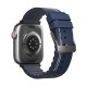 Apple Watch 7 45mm SkinArma Taihi Sora Yazı Desenli Deri Görünümlü Silikon Kordon Apple Watch 7 45mm SkinArma Taihi Sora Yazı Desenli Deri Görünümlü Silikon Kordon