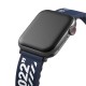 Apple Watch 7 45mm SkinArma Taihi Sora Yazı Desenli Deri Görünümlü Silikon Kordon Apple Watch 7 45mm SkinArma Taihi Sora Yazı Desenli Deri Görünümlü Silikon Kordon
