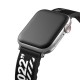 Apple Watch 7 45mm SkinArma Taihi Sora Yazı Desenli Deri Görünümlü Silikon Kordon Apple Watch 7 45mm SkinArma Taihi Sora Yazı Desenli Deri Görünümlü Silikon Kordon