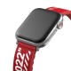 Apple Watch 7 45mm SkinArma Taihi Sora Yazı Desenli Deri Görünümlü Silikon Kordon Apple Watch 7 45mm SkinArma Taihi Sora Yazı Desenli Deri Görünümlü Silikon Kordon