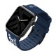 Apple Watch 7 45mm SkinArma Taihi Sora Yazı Desenli Deri Görünümlü Silikon Kordon Apple Watch 7 45mm SkinArma Taihi Sora Yazı Desenli Deri Görünümlü Silikon Kordon