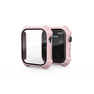 Bal-z Apple Watch 7 45mm Tank Zırh Kasa ve Mat Görünümlü Ekran Koruyucu  Watch Gard 11