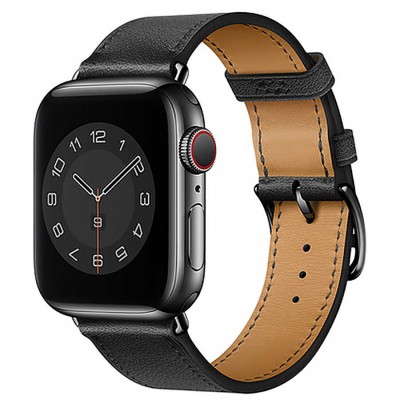 Bal-z Apple Watch 7 45mm Wiwu Attleage Watchband Hakiki Deri Kordon